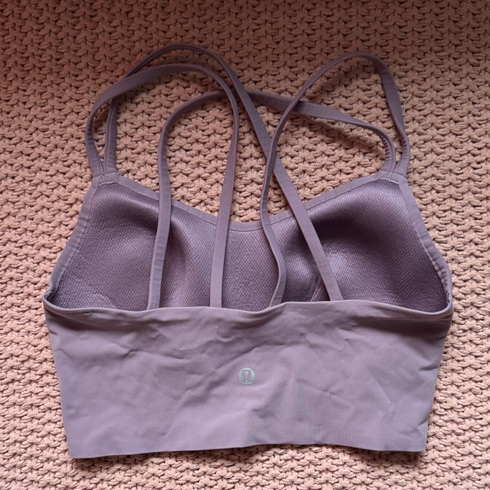 Lululemon Athletica Lavender Strappy Sports Bra